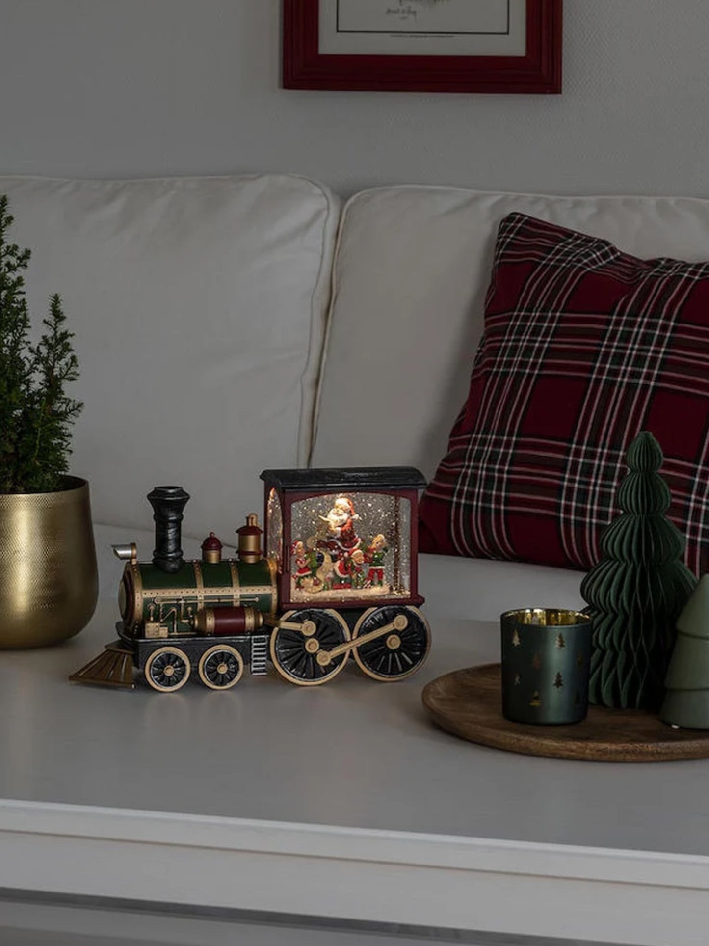 4EverSeason Santa's Locomotive Lamp